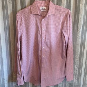Calvin Klein slimfit performance noniron button up